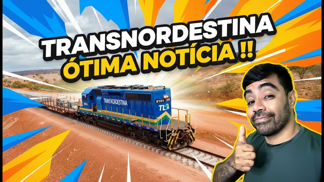 Transnordestina OBRA que vai AJUDAR MUITO o BRASIL !!!