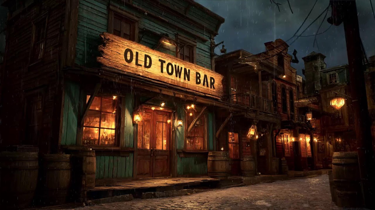 Rain Outside The Old Town Bar • Western Lofi Chill