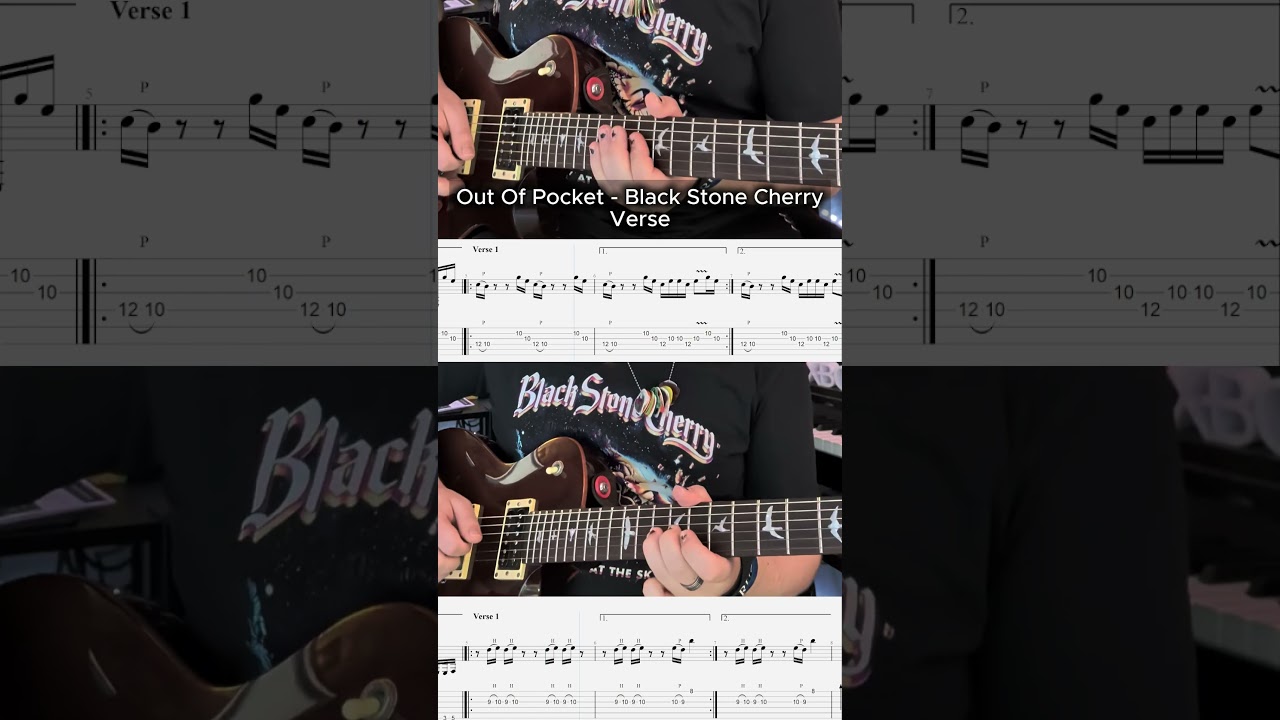 Out Of Pocket - Black Stone Cherry Verse Guitar