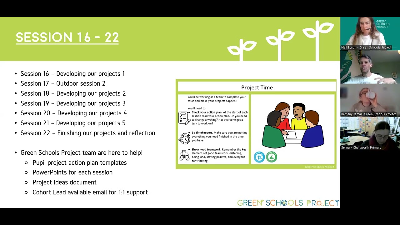 Zero Carbon Schools Act Stage Support Session - How To Run Successful Projects