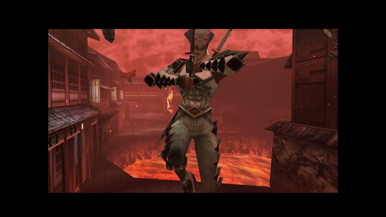 Shinobi PS2- 4-A IL Moristune Speedrun- 02'21