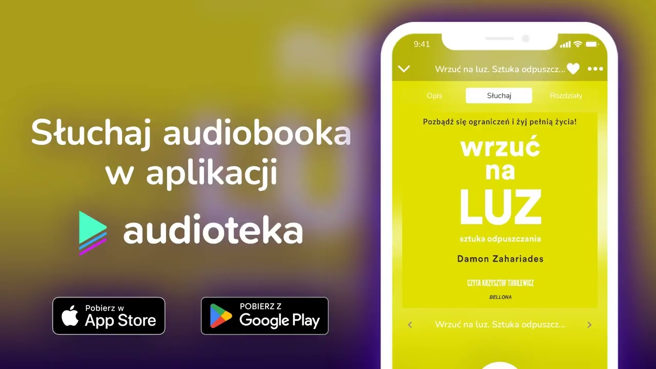 Wrzuć na luz. Sztuka odpuszczania - audiobook |  Damon Zahariades (czyta Krzysztof Tubilewicz)