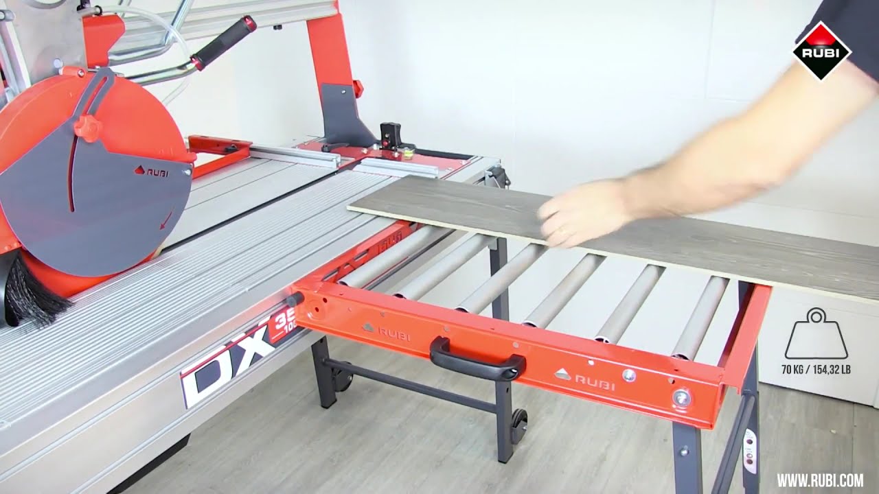 Wellers Hire - Roller Table Extension for Electric Tile Saw Bench