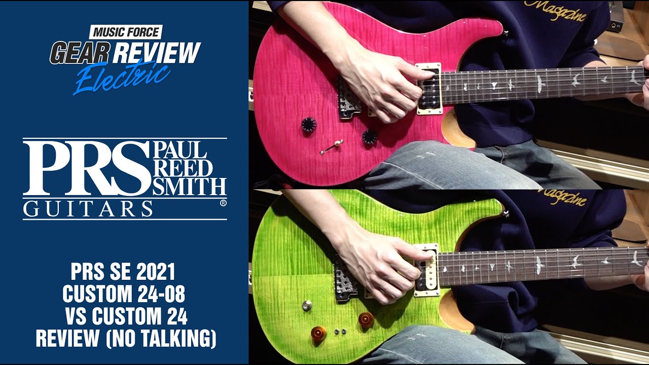 PRS SE 2021 Custom 24-08 VS Custom 24 Review (No Talking)