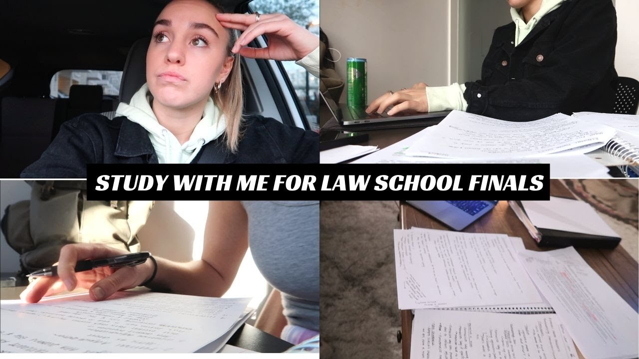 LAW SCHOOL STUDY ROUTINE VLOG: Finals Edition!