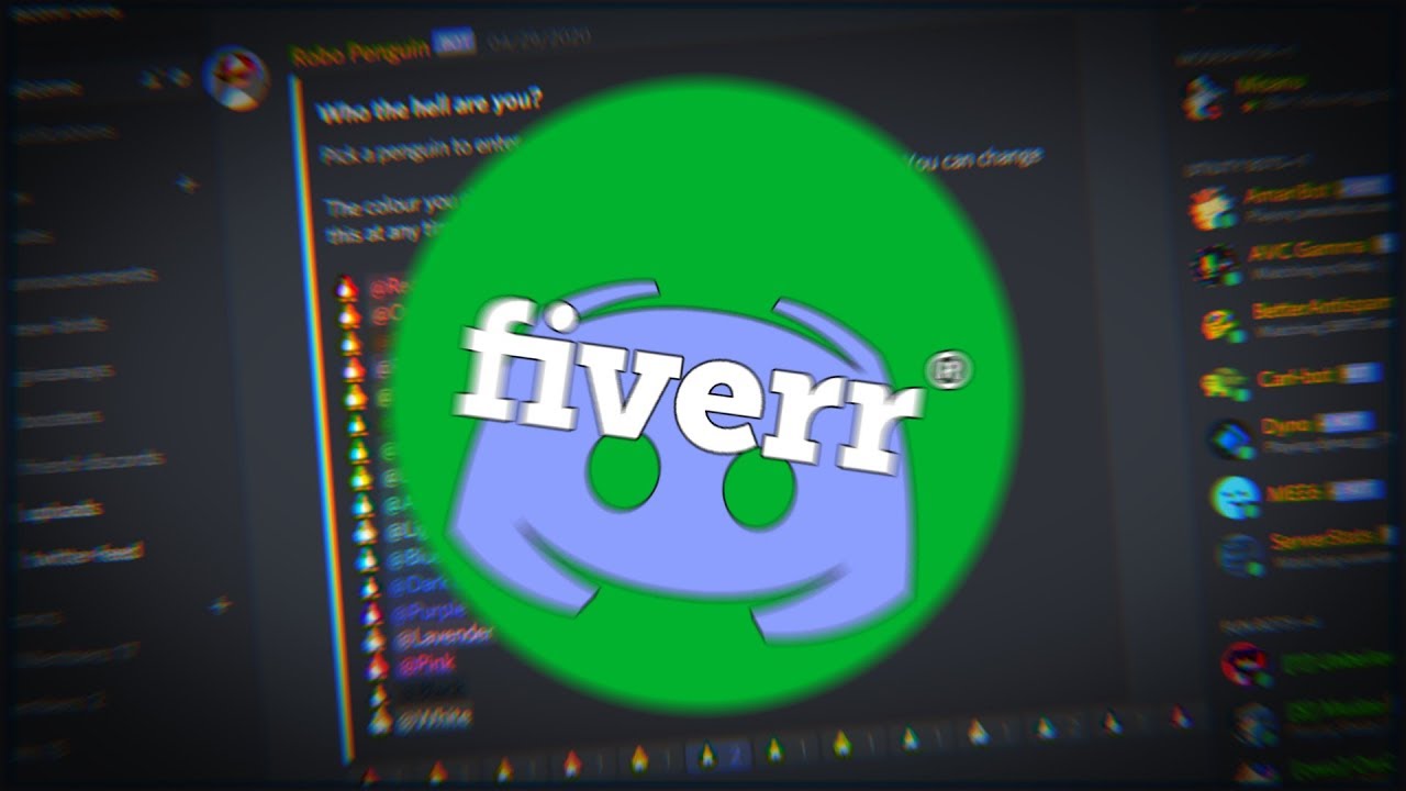 Я заплатил людям на Fiverr, чтобы они создали мне сервер Discord.