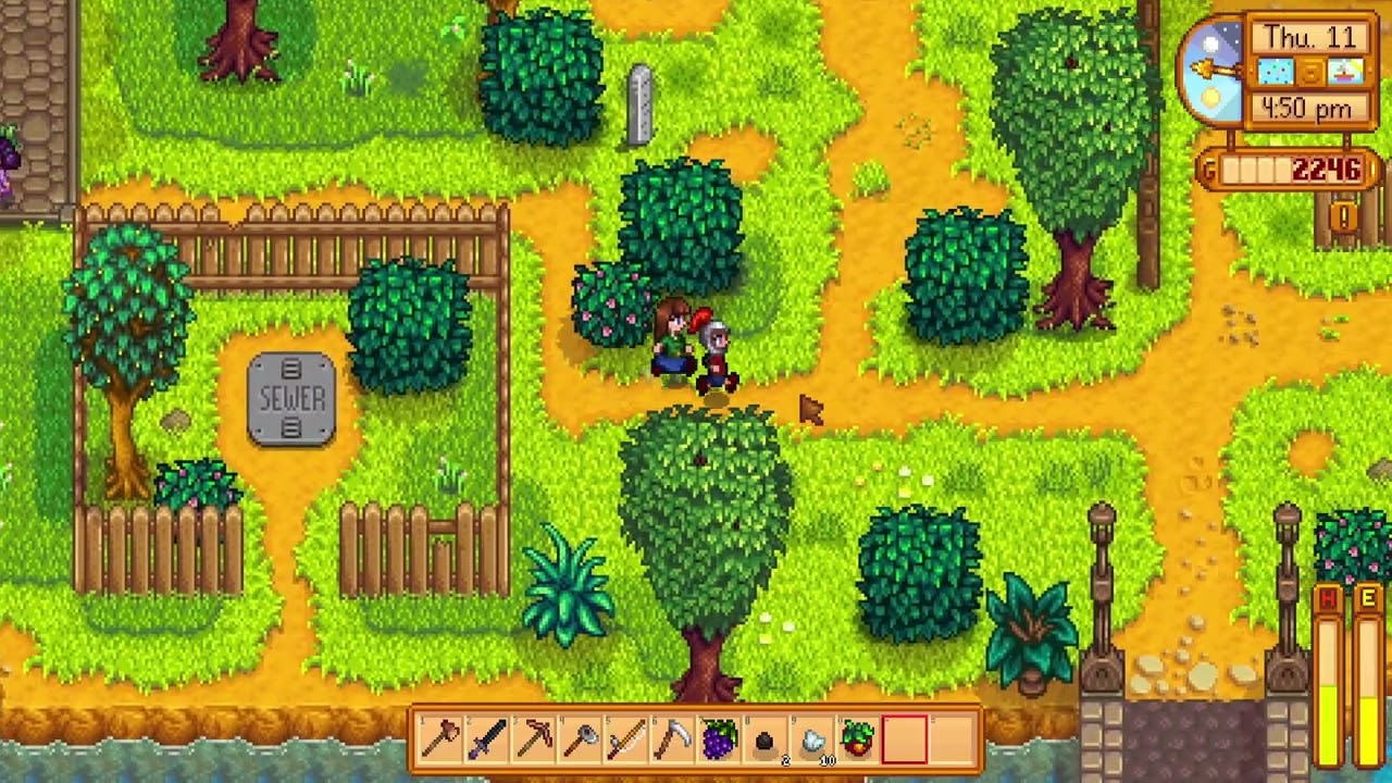 Lightning nearly STRUCK ME! | Stardew Valley E14