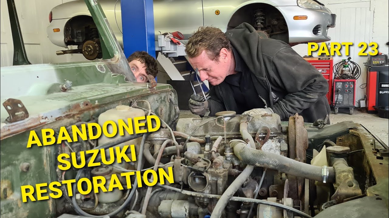 Abandoned Suzuki LJ80 Restoration Part 23 - Finishing the Arch and Working on the Bonnet... Maybe