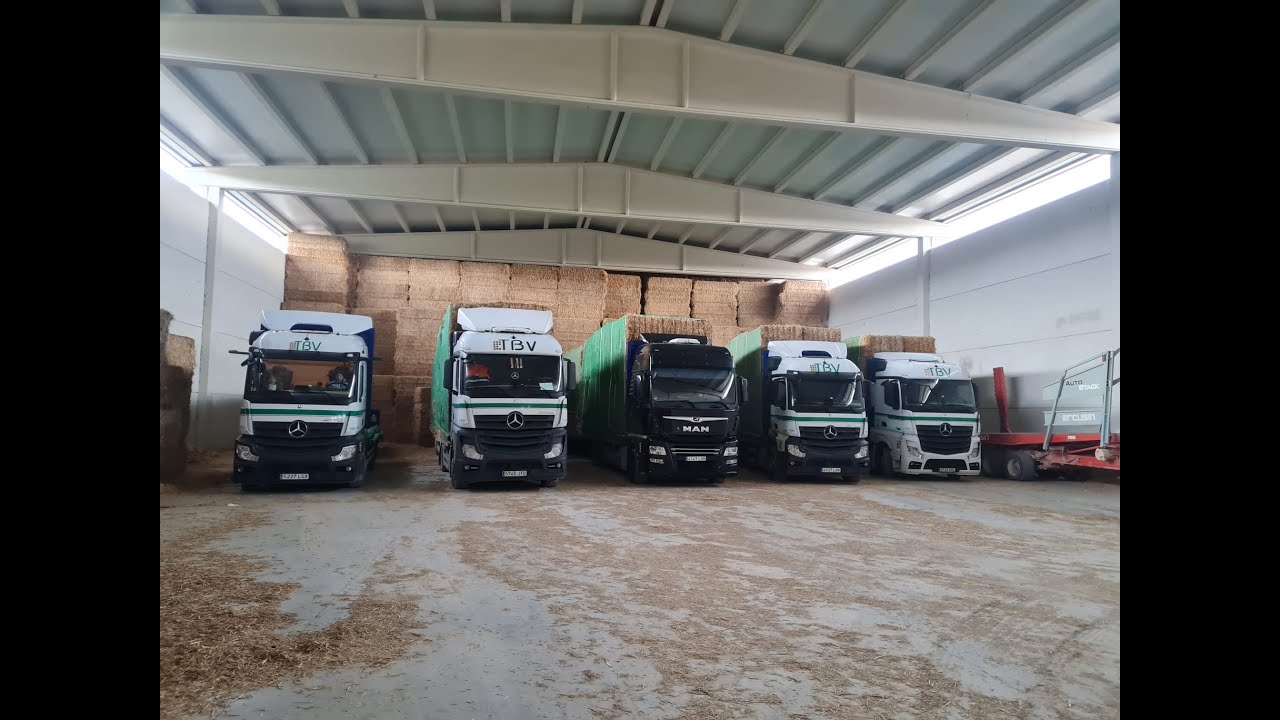 Transportes Barbarin Villamayor campaña paja 2021  //    Straw baling 2021 //  Saison de paille 2021