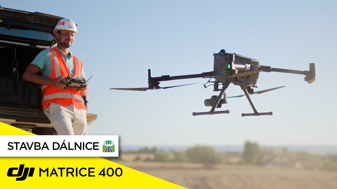 Jak český STRABAG používá drony k výstavbě dálnice | DJI Matrice 400 & Zenmuse P1