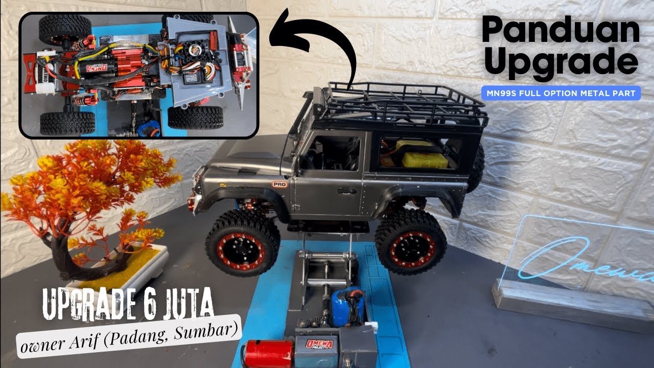 Panduan Upgrade MN99s full optional Metal part Tampang kalem jeroan Hedon habis 6 Juta Omewa_Project