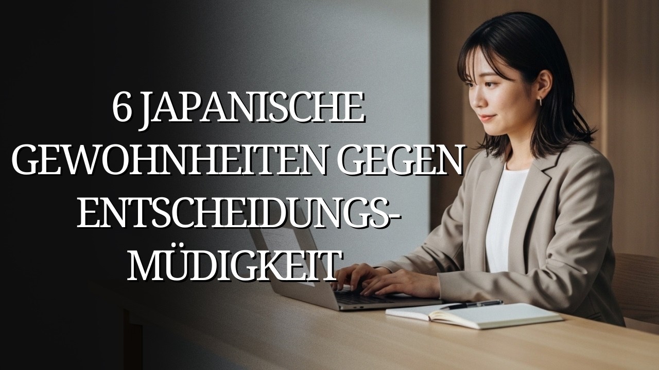 6 japanische Gewohnheiten gegen Entscheidungs-Müdigkeit (die wirklich funktionieren)