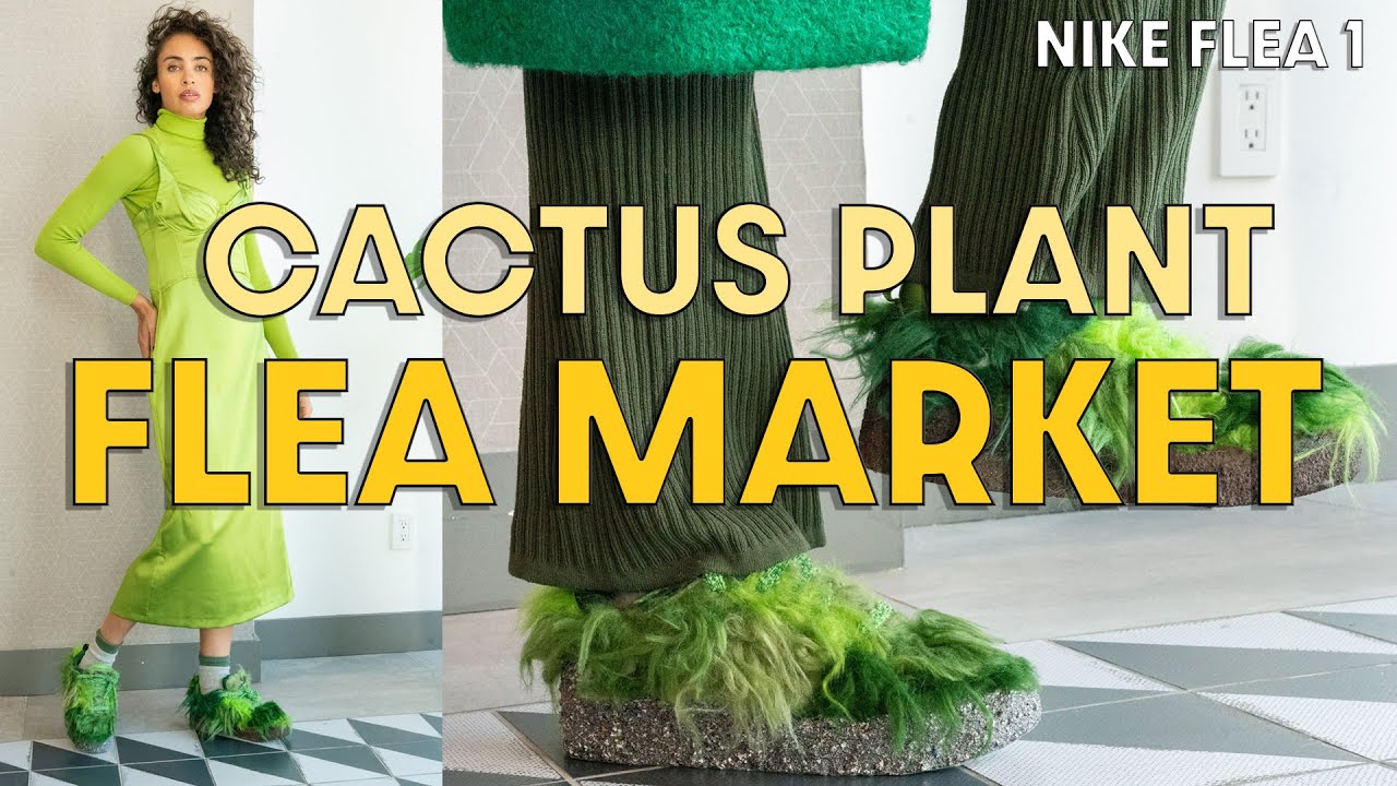 THESE LEFT ME SPEECHLESS!  CACTUS PLANT FLEA MARKET x NIKE FLEA 1 On Foot Review and How to Style