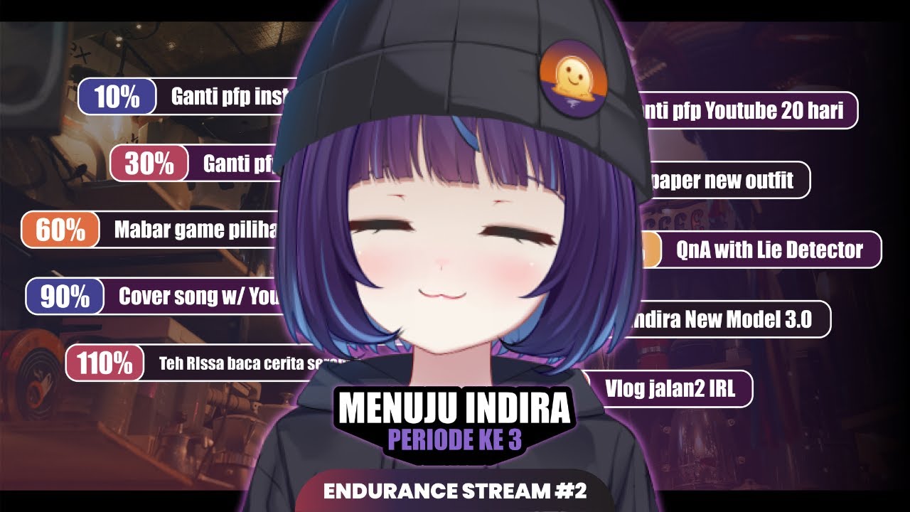 [ENDURANCE STREAM 2] Menjalani Hari w/ Yourdira [Tayang pukul 11:00-21:00]