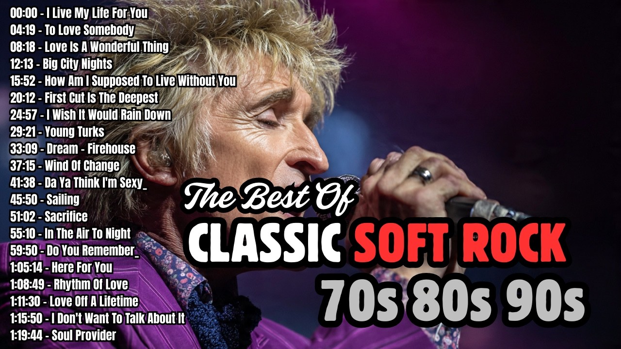 Lionel Richie, Bee Gees, Michael Bolton,Phil Collins,Eric Clapton | Soft Rock 70s 80s 90s Love Songs