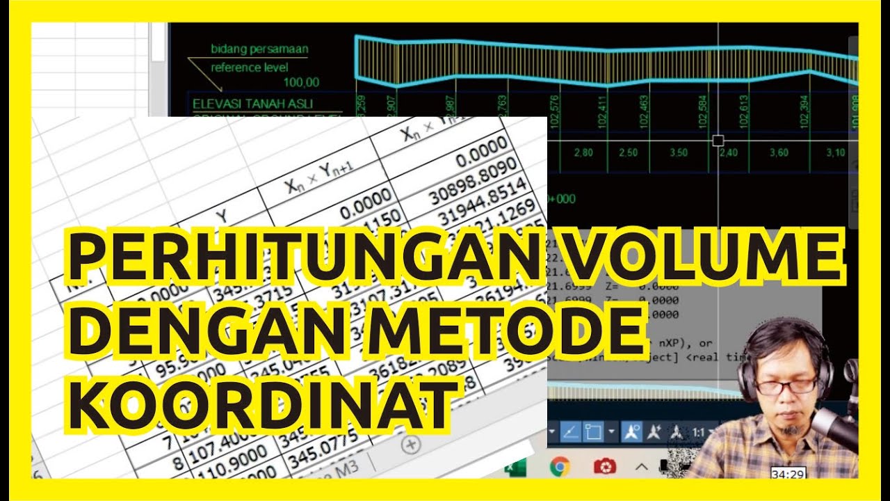 Perhitungan Volume dengan Metode Koordinat