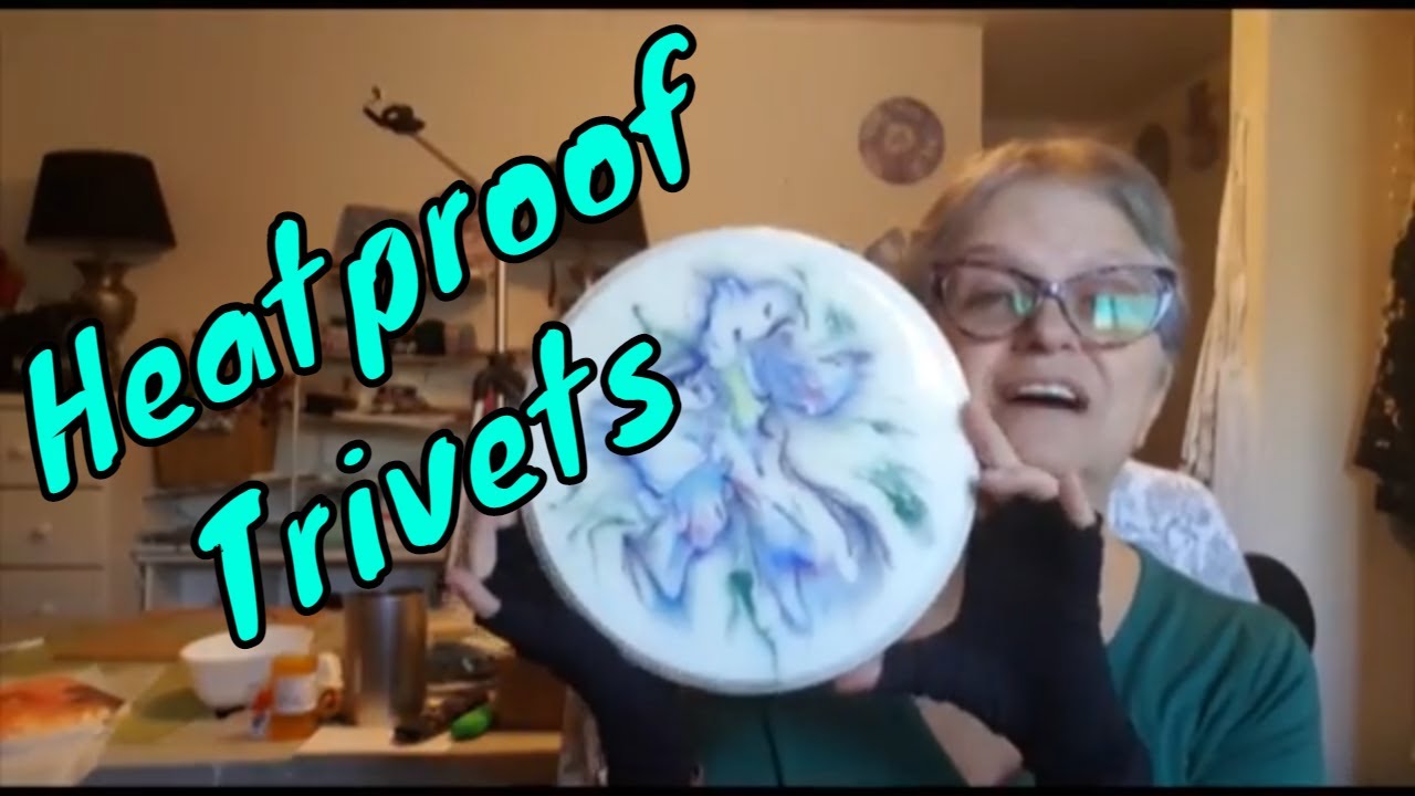 Heatproof Trivet  My Kitchen Trivets are Heatproof I make Usable Art and I'm having an Art Giveaway