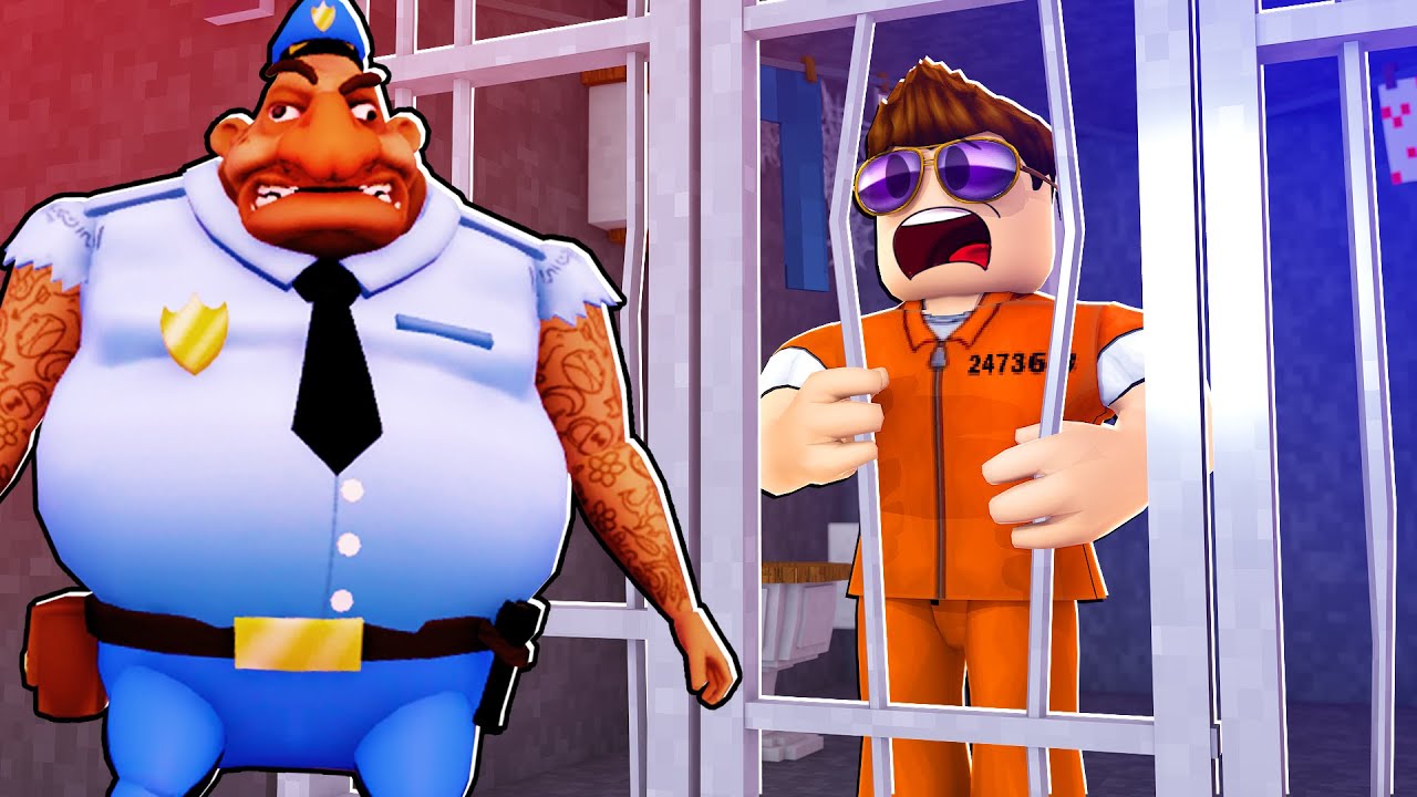 Den DUMMESTE vagt i Roblox😂 (jeg flygter)