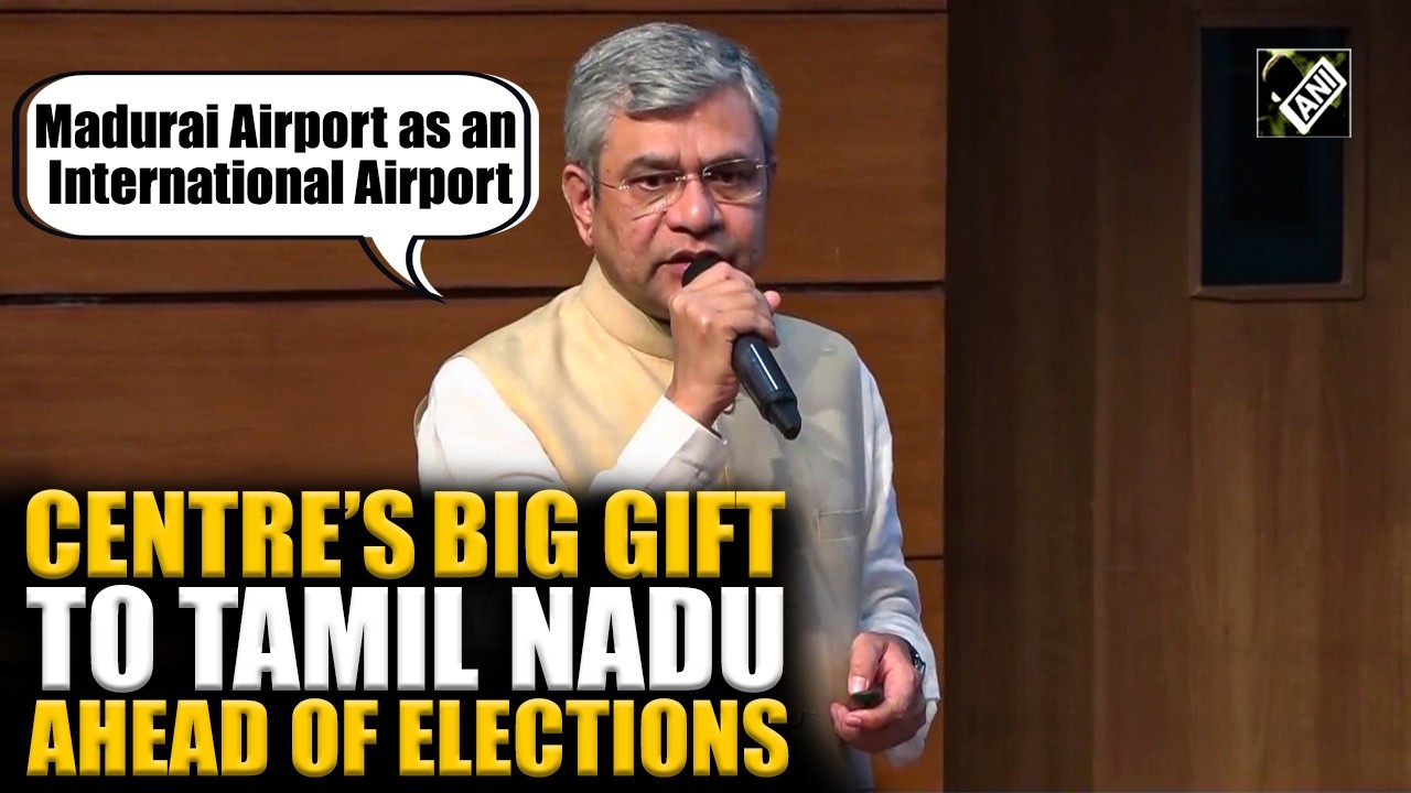 Cabinet Briefing: “Madurai Airport as an International Airport” Ashwini Vaishnaw ahead of TN polls