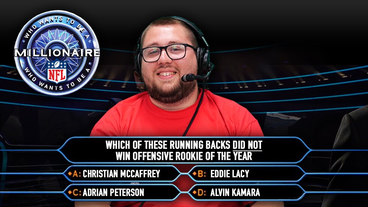 Ridiculous Way to End Who Wants to be a Millionaire | NFL Trivia Edition 