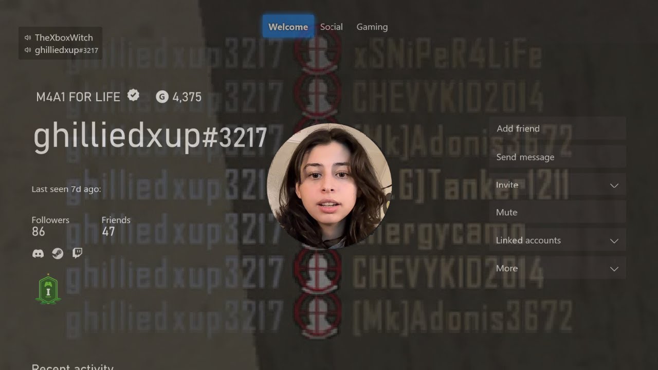 Xbox Hacker but it's an Xbox Ambassador...