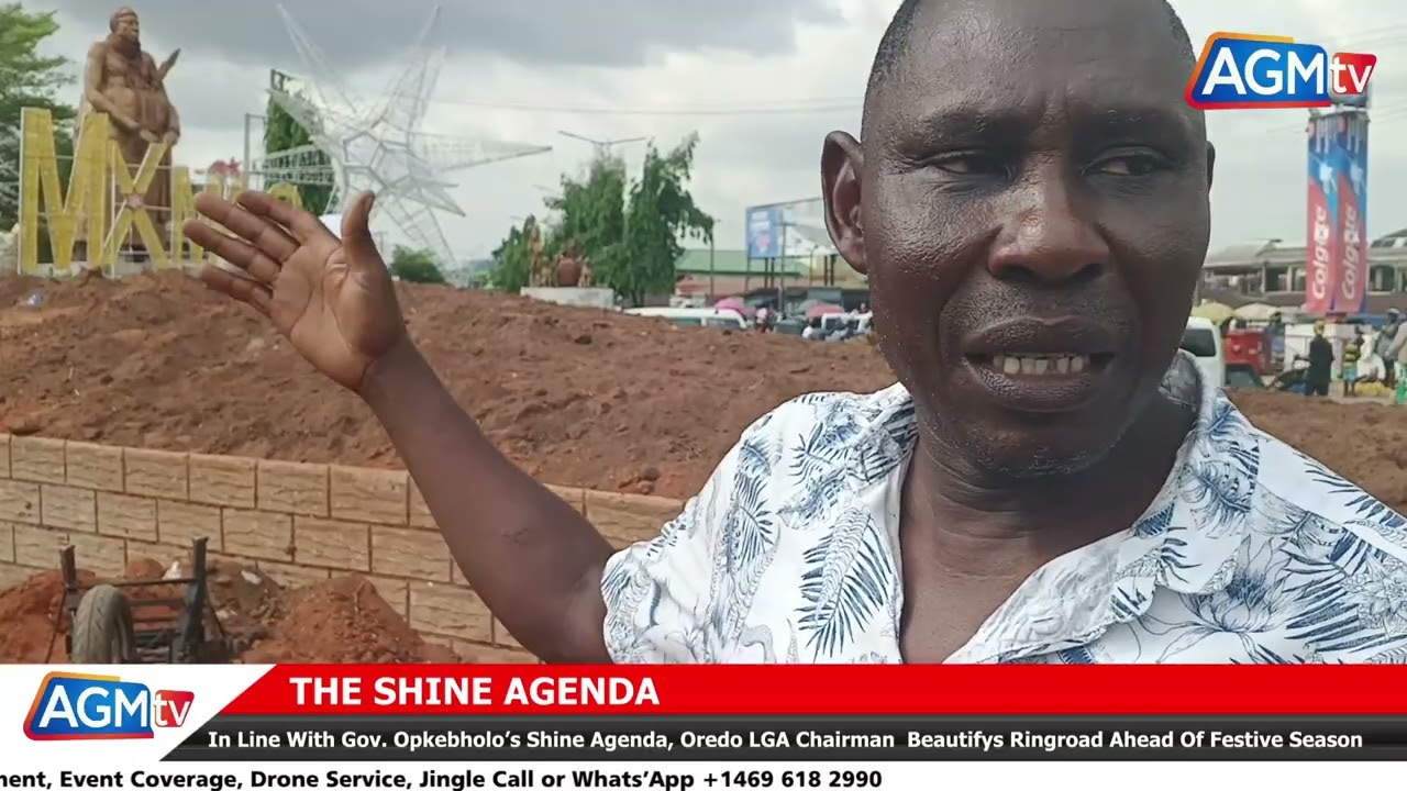 In line with Gov. Okpebholo's Shine Agender, Oredo L.G.A Chairman Beautifys Ringroad