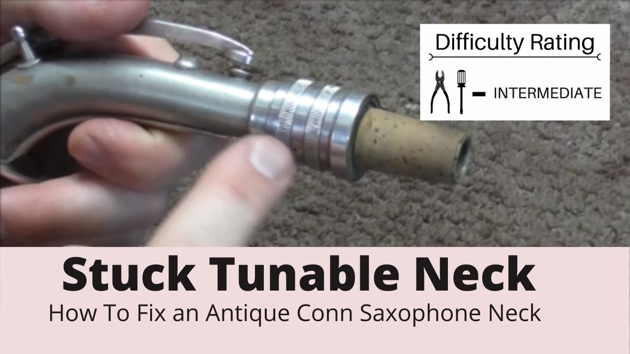 How To Fix a Vintage Conn Saxophone Tunable Neck