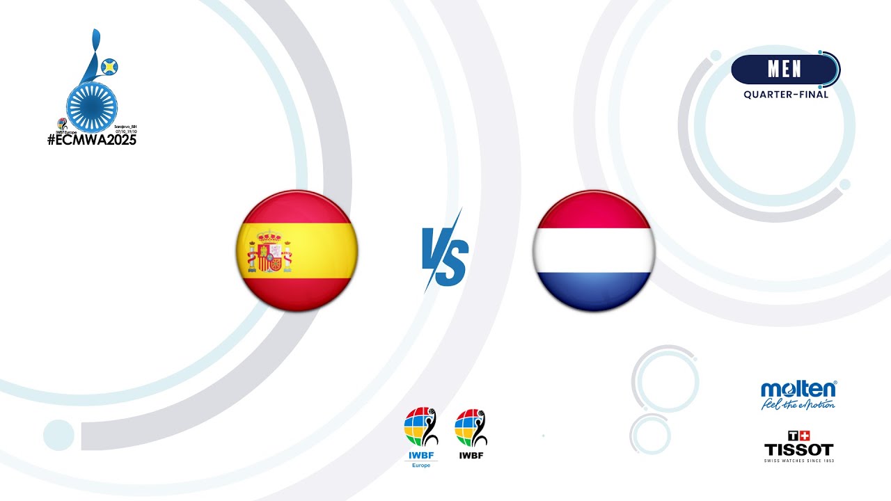 European Championship 2025 | Men´s Quarterfinal 1 | Spain vs Netherlands