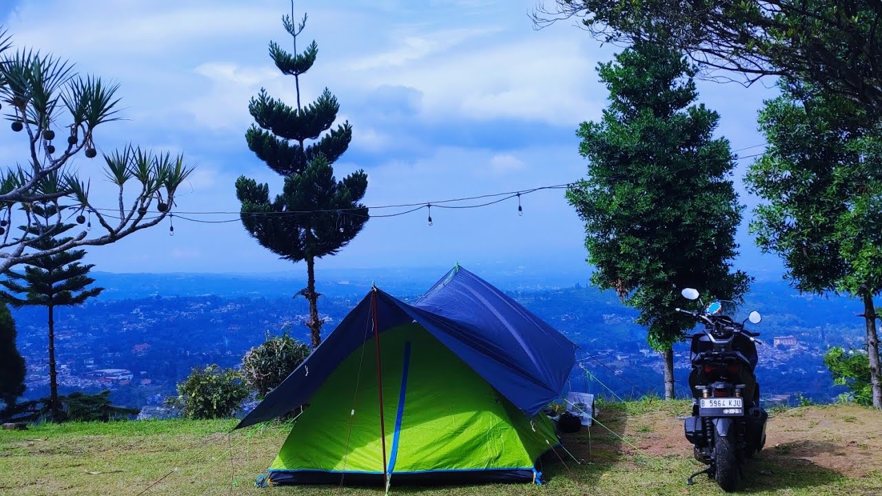 Silent Motocamp Journey at Bukit Citamiang | Relaxing Nature ASMR | Camping