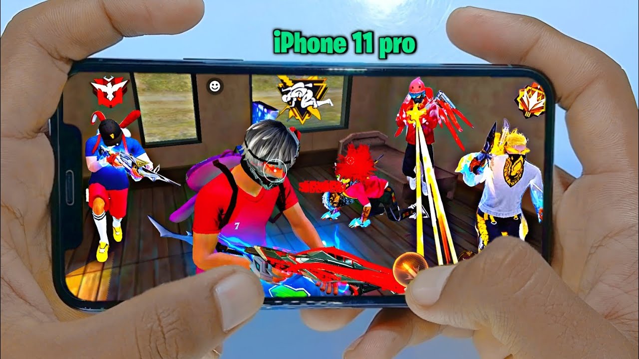 Iphone 11pro unboxing + Free Fire Gameplay test in 2024 Ultra graphics 🔥