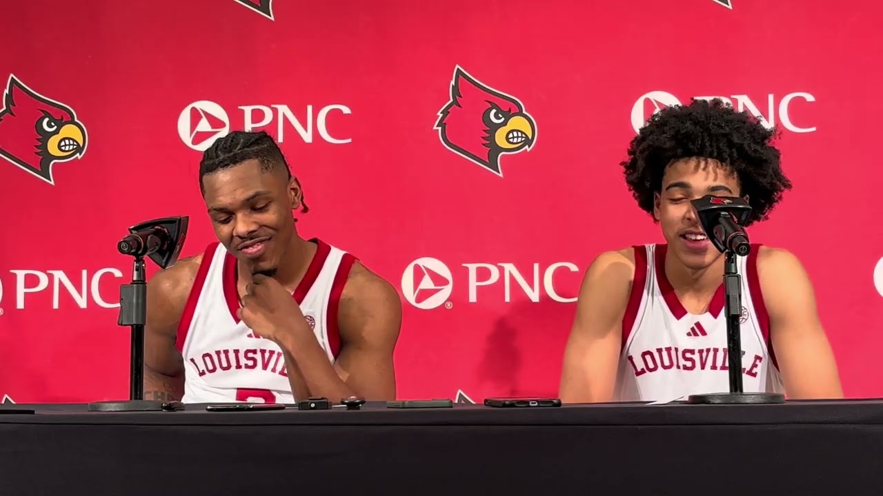 Louisville Guards Mikel Brown Jr., Ryan Conwell Postgame Presser vs. NC State (2/9/26)