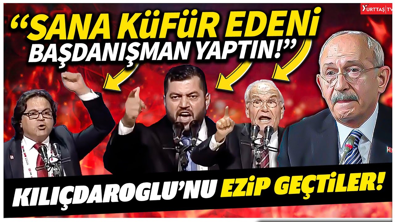 CHP'li Delegeler Kılıçdaroğlu'nu Ezip Geçti! 