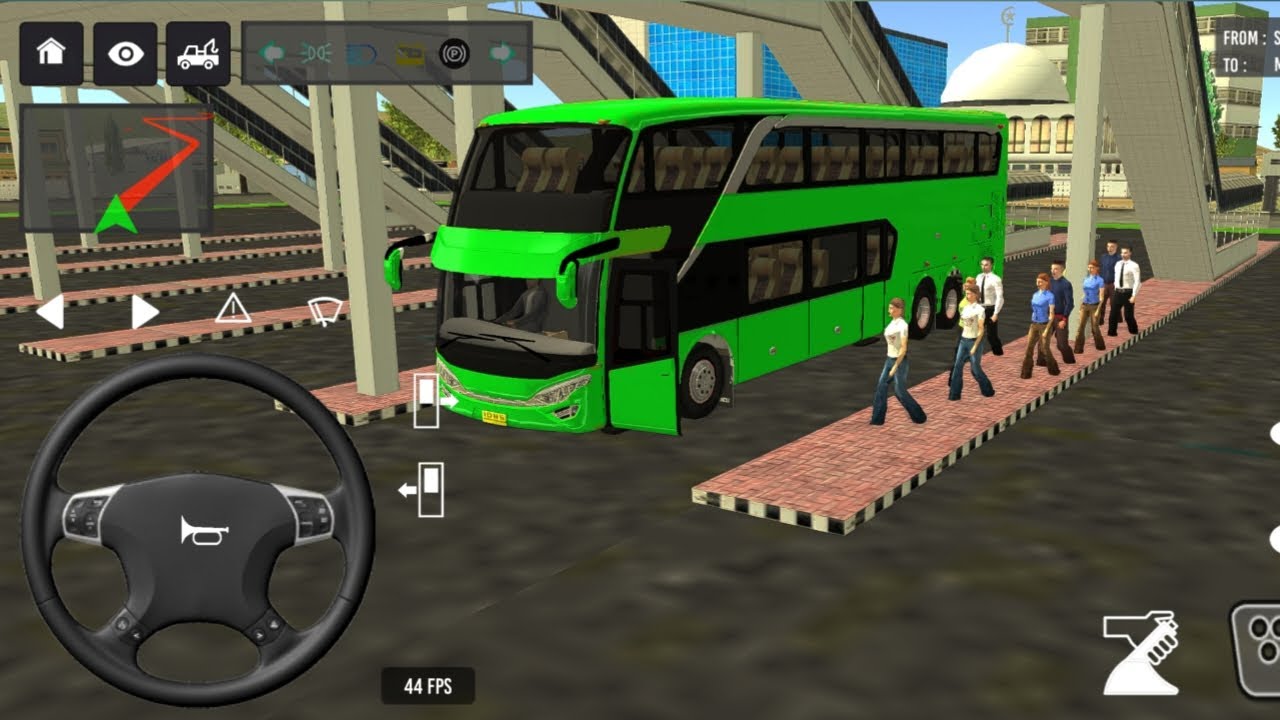 😡🚌Bus simulator indonesia ll💥 new bus simulator  indonesia ll euro coach bus #new  #simulator #games