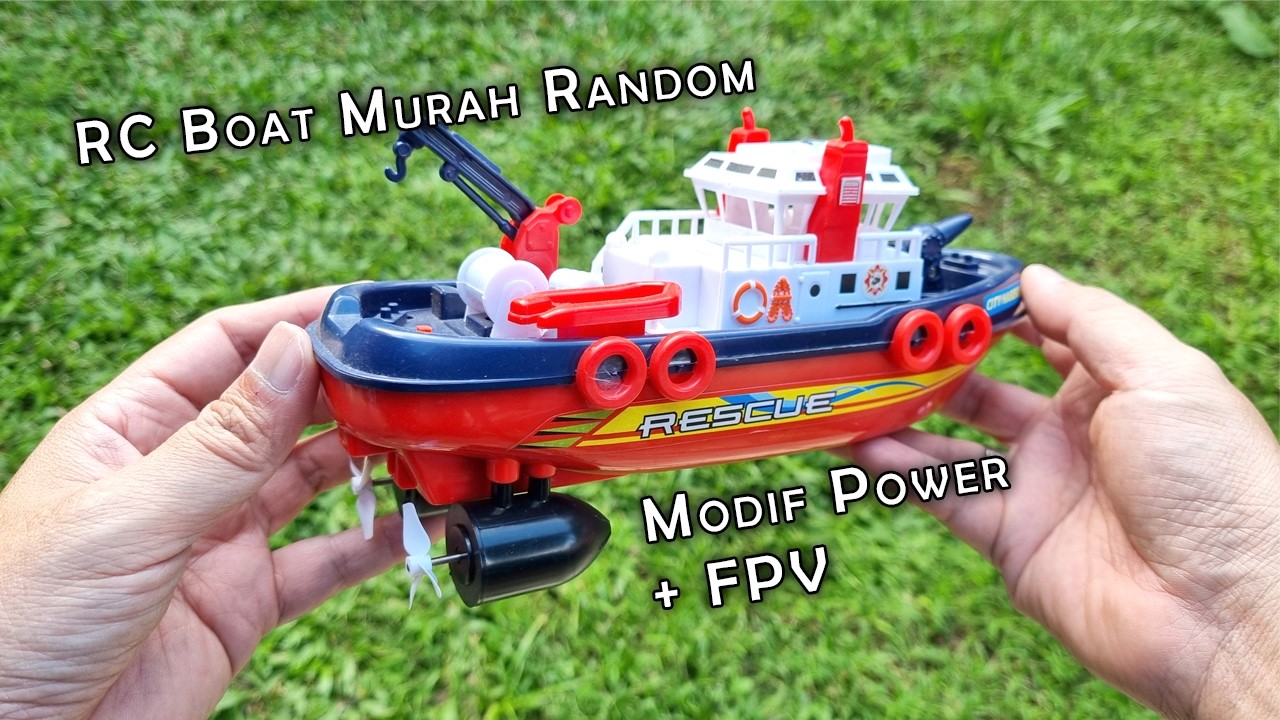 Cheap RC Tug Boat 80 Thousand - Full Propo Modification 😆
