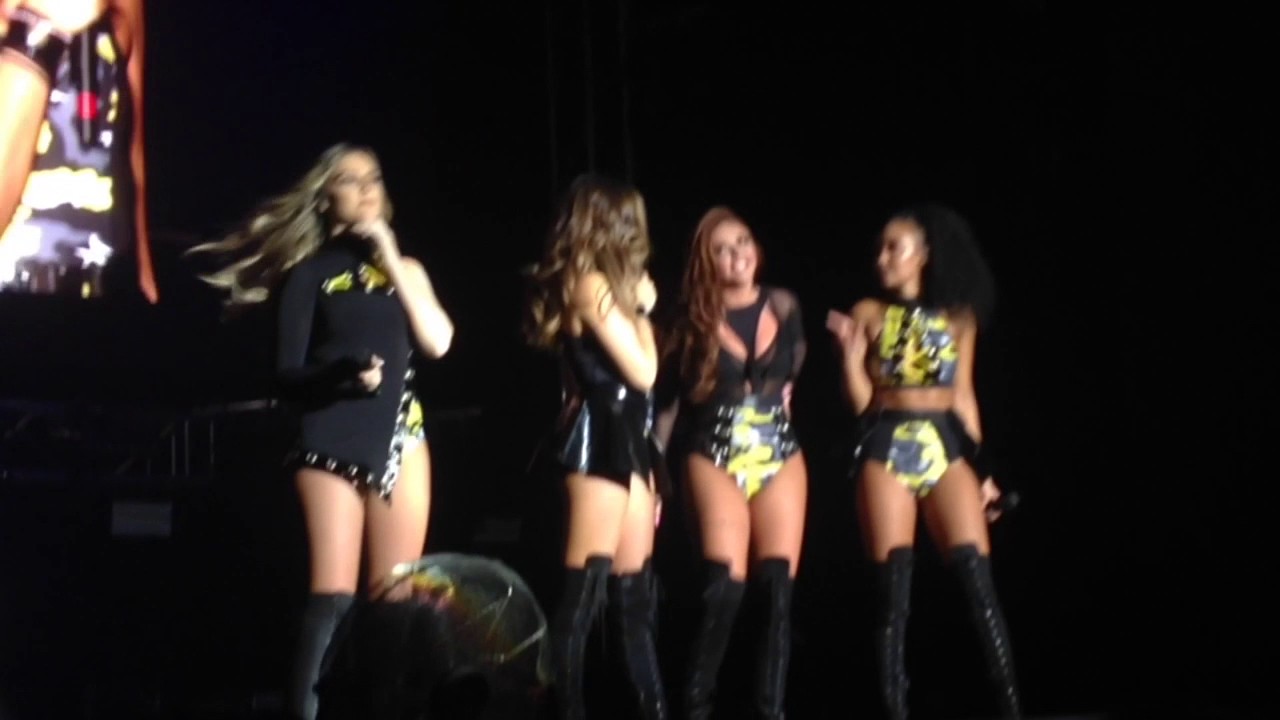 Little Mix-Girls Talking And Playing Game With Crowd (Glory Days Tour 26th July Adelaide Australia