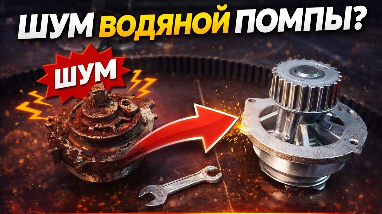 №5.Шум водяной помпы на Opel Astra G