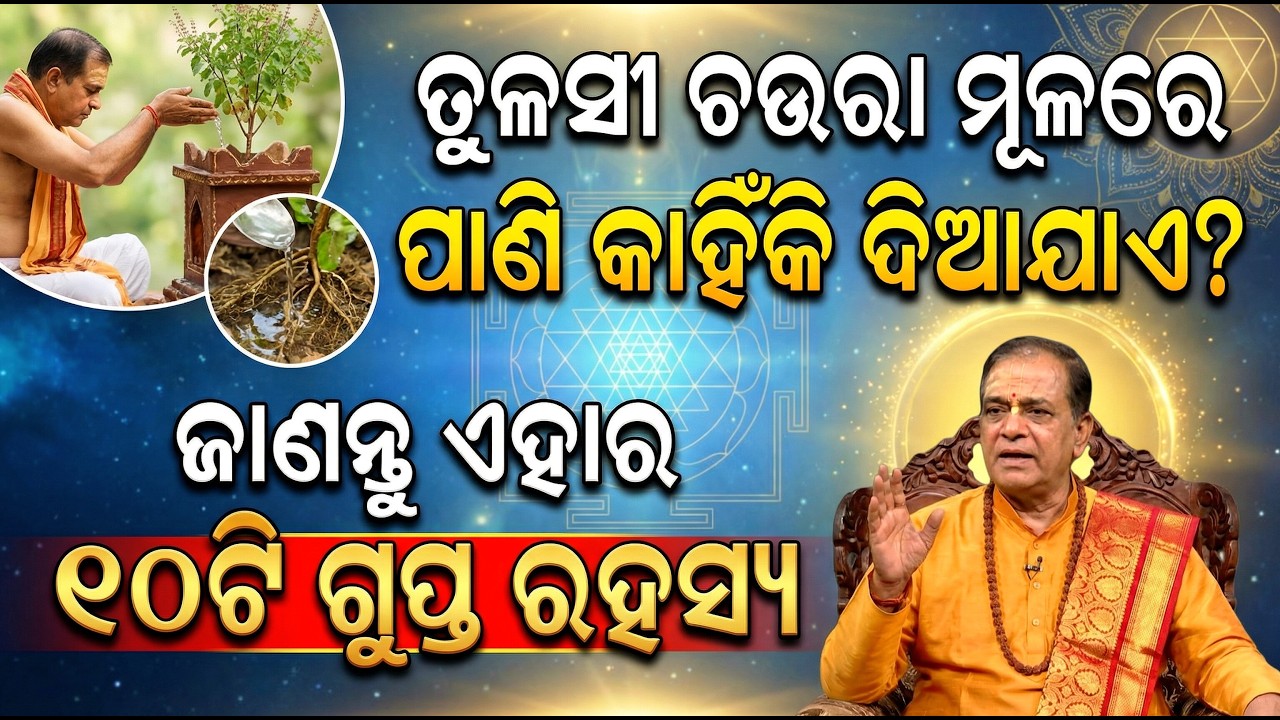 ତୁଳସୀ ଚଉରା ମୂଳେ କାହିଁକି ପାଣି ଦିଆଯାଏ? ଜାଣନ୍ତୁ ୧୦ଟି ଗୁପ୍ତ ନିୟମ | Importance of Tulsi Puja in Odia