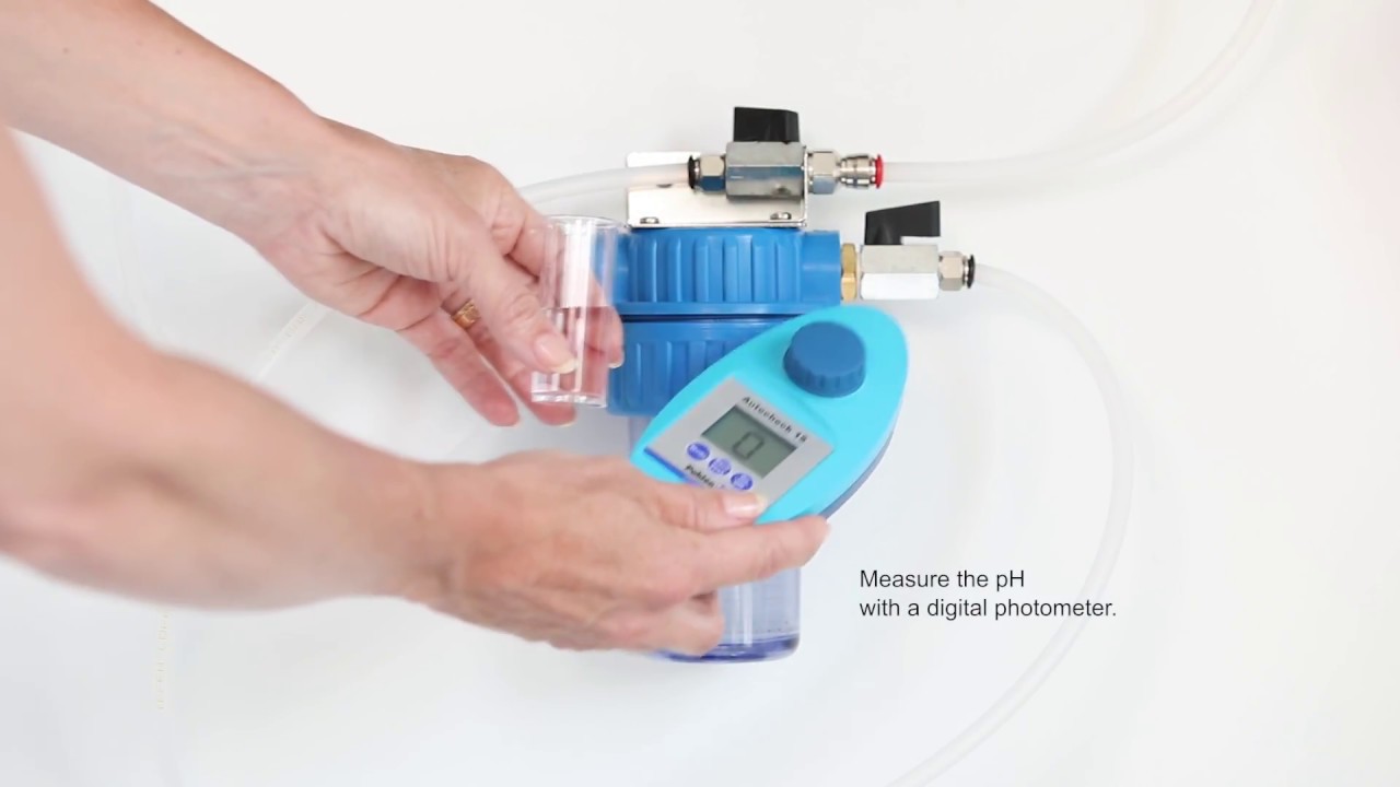 Calibration pH and chlorine - Pahlen MiniMaster