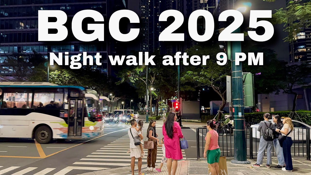 BGC Philippines at Night! 2025 Walking Tour | The Best Place to Explore at Night in Metro Manila!