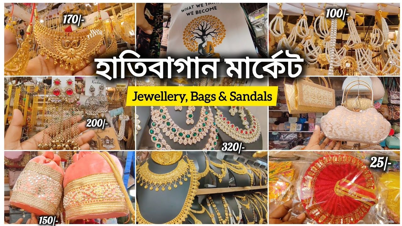 Hatibagan Market Kolkata Street Shopping 2026 🛍️ | Jewellery, Bags, Sandals & Crazy Budget Deals 