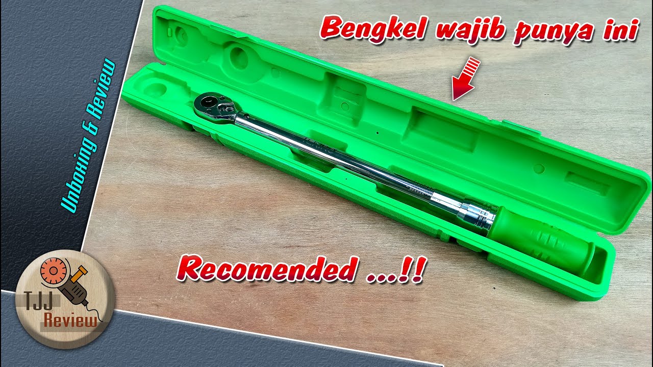 Recomended banget nih, review kunci torsi / kunci momen | Torque Wrench TEKIRO 40-200 Nm