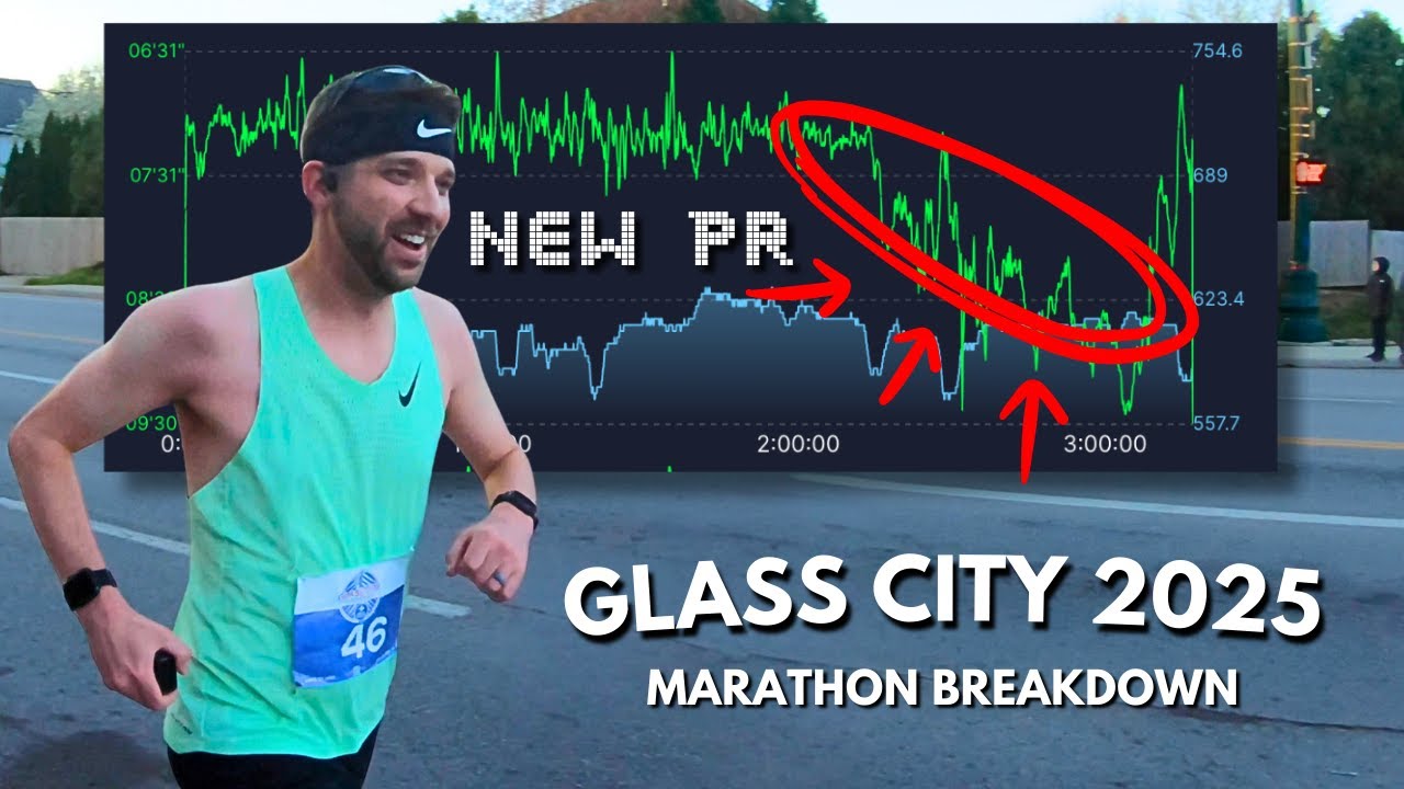 Glass City Marathon Race Breakdown - Hanging on for a new PR