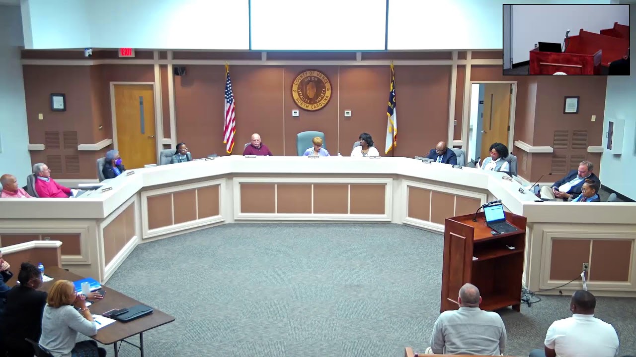 Vance County Board of Commissioners - Regular Meeting - November 3, 2025