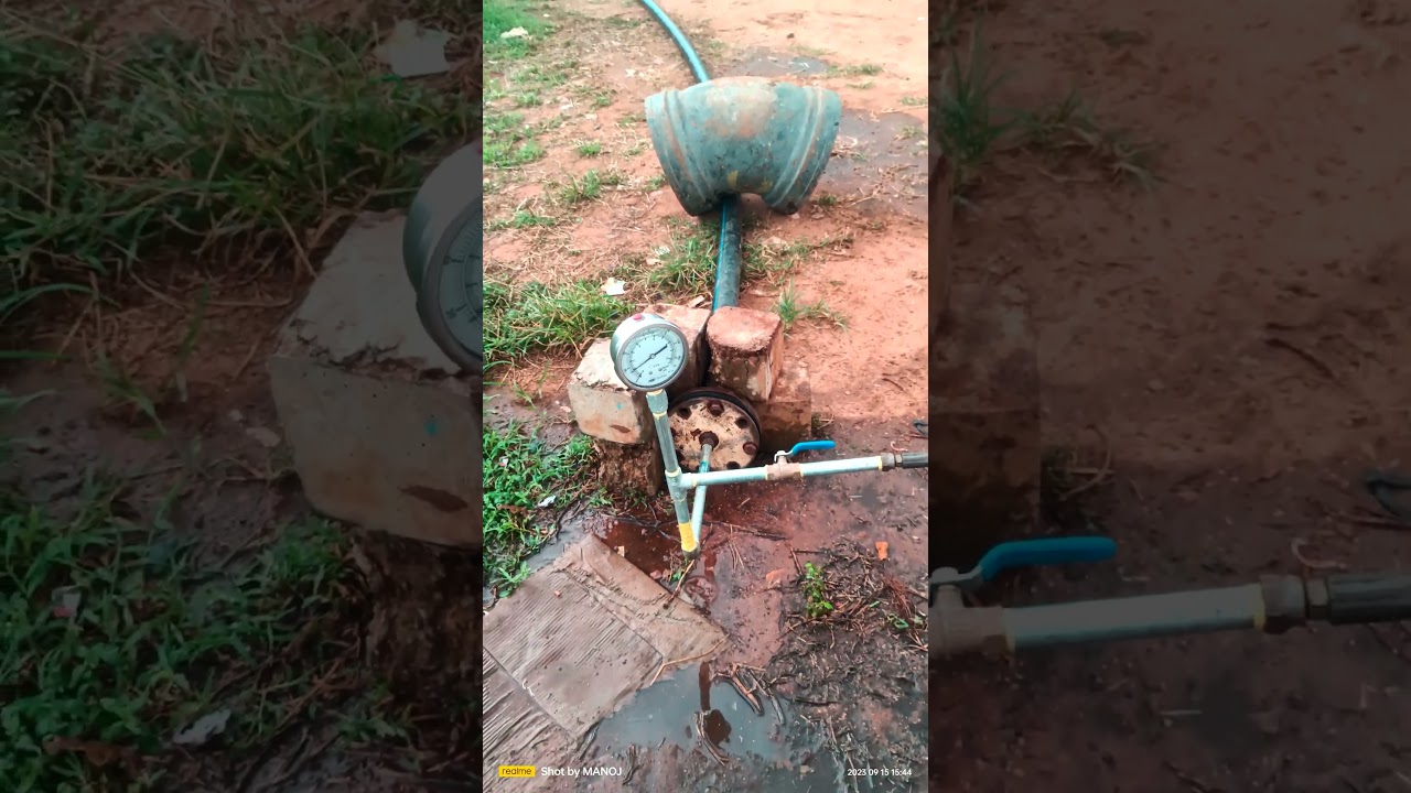 HYDRO TESTING OF HDPE PIPE 