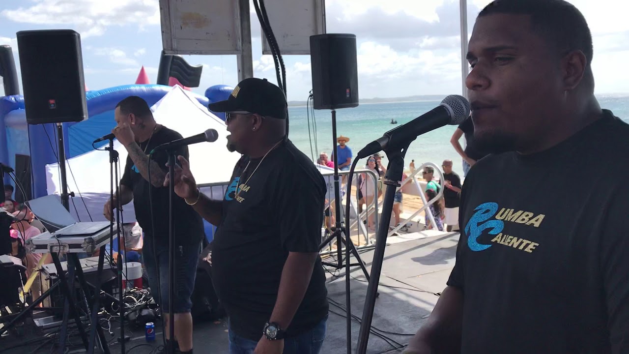Rumba caliente en el festival de las chirringas en Aguadilla 2018
