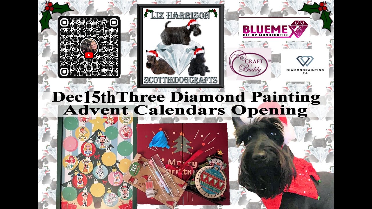 Алмазная живопись | 4 Адвента 15 декабря | #diamondpainting24 #diamodpaintingdeutschland #craftbuddy