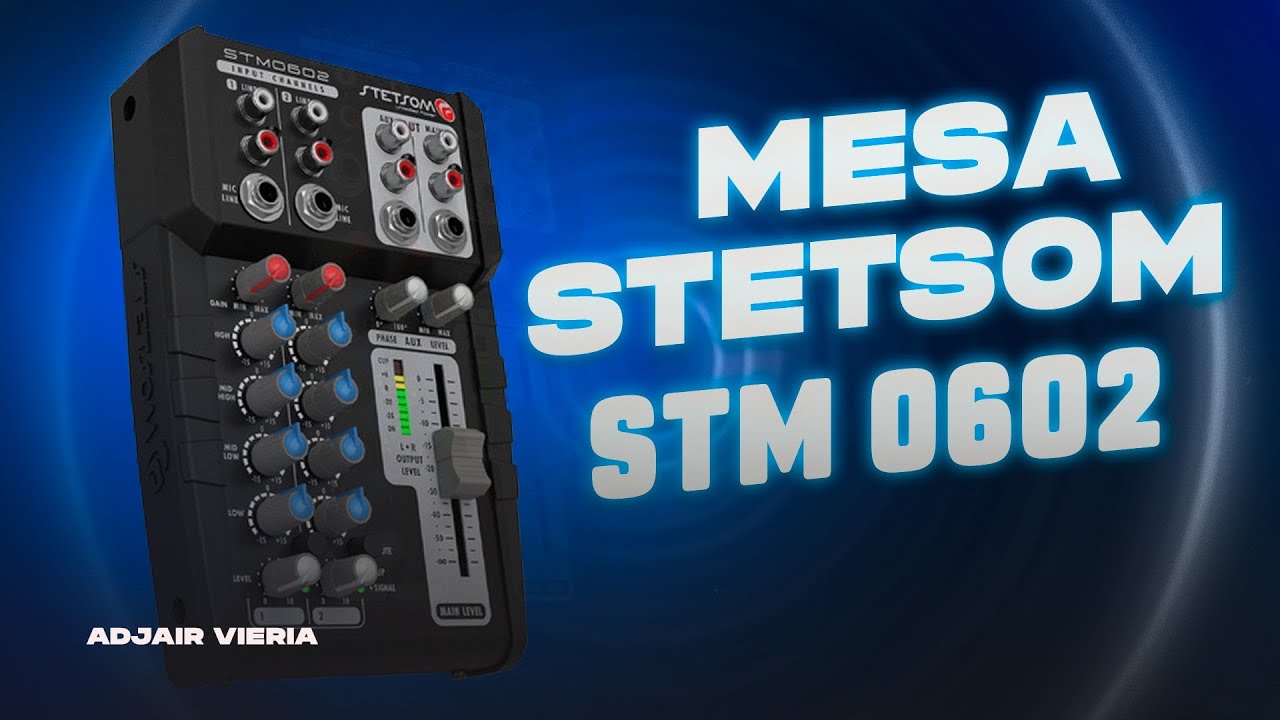 REVIW - MESA DE SOM STETSOM STM 0602 QUALIDADE TOP