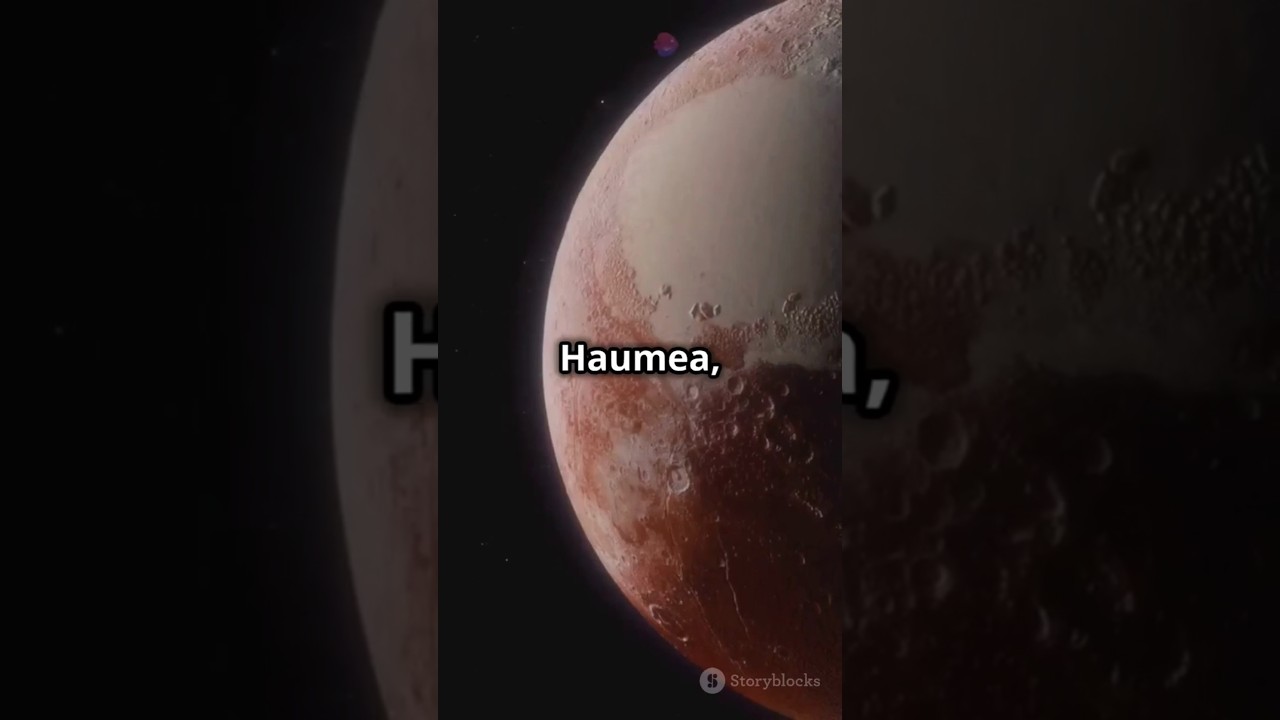 Haumea: The football shaped drawft planet #withinaminute #drawft #facts #kbo #drawftplanet