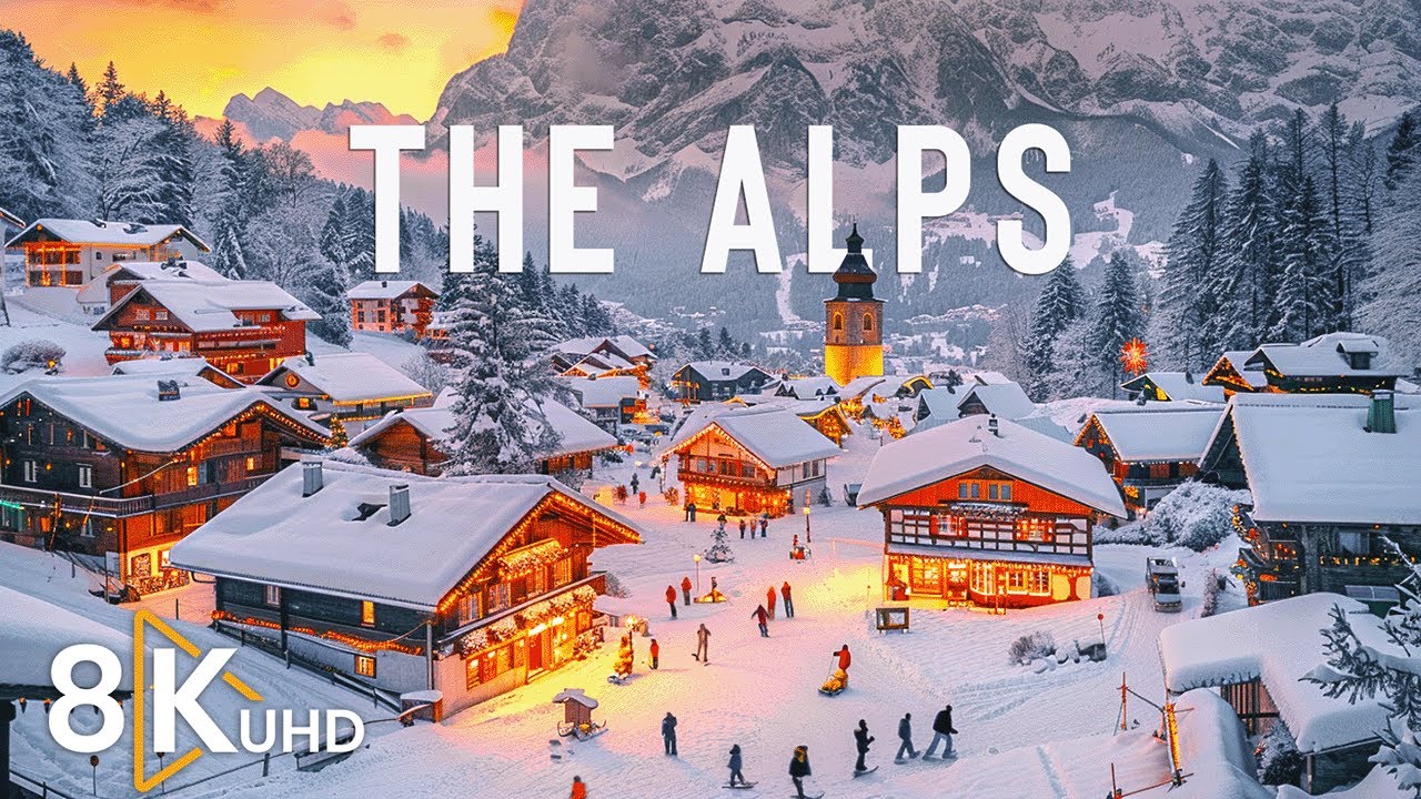 The Alps 8K | Winter Wonders Of Breathtaking Alps, Cozy Alpine Villages & Magical Valleys