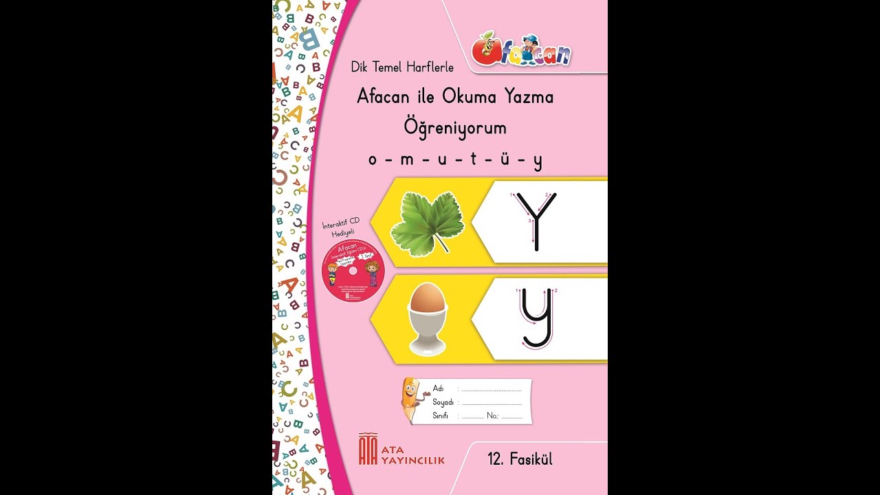 Afacan Okuma Yazma Y harfi 1